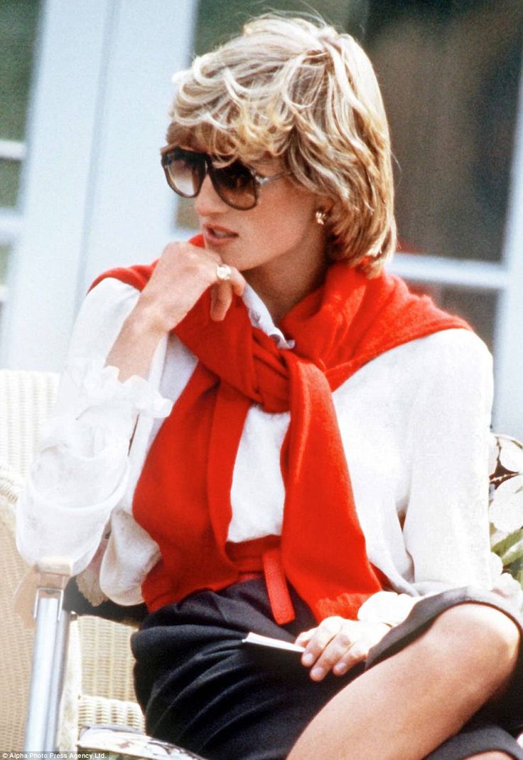 Princess Diana sporty chic style 