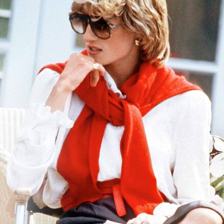 Princess Diana sporty chic style 