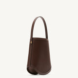 SAVETTE - Bucket in Coffee Mixed Leathers