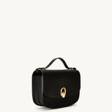 SAVETTE - Tondo 22 in Black Leather / Brass