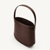 SAVETTE - Bucket in Coffee Mixed Leathers