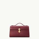 SAVETTE - Symmetry Pochette in Wine Lizard