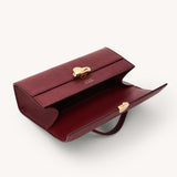 SAVETTE - Symmetry Pochette in Wine Lizard