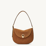 SAVETTE - Small Tondo Hobo in Saddle Suede