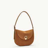 SAVETTE - Small Tondo Hobo in Saddle Suede