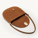 SAVETTE - Small Tondo Hobo in Saddle Suede