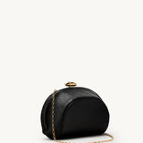 SAVETTE - Sera Clutch in Black Lizard