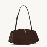 SAVETTE - Florence Shoulder Bag in Coffee Leather