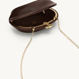 SAVETTE - Sera Clutch in Coffee Lizard