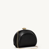 SAVETTE - Sera Clutch in Black Leather