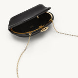 SAVETTE - Sera Clutch in Black Leather