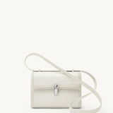 SAVETTE - Symmetry 19 with Woven Edge in Ivory Leather