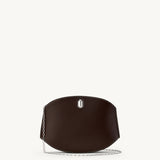 SAVETTE - Tondo Chain Crossbody in Coffee Leather