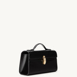 SAVETTE - Symmetry Pochette in Black Spazzolato