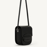 SAVETTE - Sport Crossbody in Black Leather