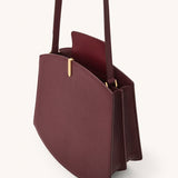 SAVETTE - Florence Crossbody in Wine Chevre