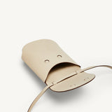 SAVETTE - Tondo Pouch in Bone Leather