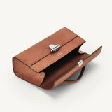 SAVETTE - Symmetry Pochette in Maple Lizard