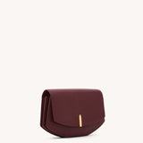 SAVETTE - Florence Clutch in Wine Chevre