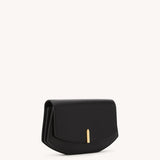 SAVETTE - Florence Clutch in Black Leather