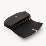 SAVETTE - Florence Clutch in Black Leather