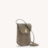 SAVETTE - Tondo Pouch in Mink Suede