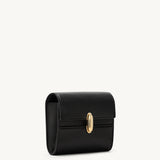 SAVETTE - Symmetry Wallet in Black Grained Leather