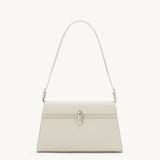 SAVETTE - Symmetry Shoulder Bag in Ivory Leather