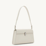 SAVETTE - Symmetry Shoulder Bag in Ivory Leather