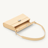 SAVETTE - Symmetry Shoulder Bag in Ecru Leather