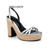 L'AGENCE - Genevra Platform Sandal