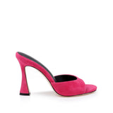 L'AGENCE - Avery Suede Peep-Toe Mule