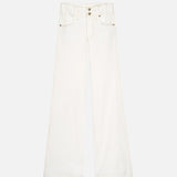 FRAME - The Seamed Wide Trouser -- Au Natural Clean