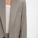 Victoria Beckham - Peak Lapel Jacket In Multi