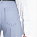 Victoria Beckham - Alina High Waisted Trouser In Bluebell