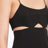 Victoria Beckham - Cut-Out Cami Top In Black