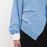 Victoria Beckham - Gathered Side Jumper In Iceberg