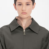 Victoria Beckham - Harrington Bomber Jacket In Khaki