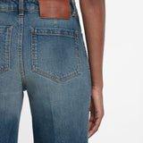 Victoria Beckham - Exclusive Alina High Waisted Jean In Mid Blue