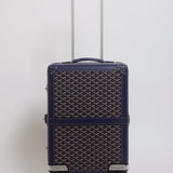 Goyard Bourget Cabin Suitcase in Navy Canvas Hand Luggage