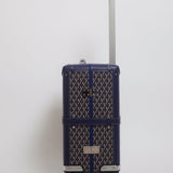 Goyard Bourget Cabin Suitcase in Navy Canvas Hand Luggage