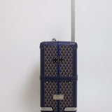 Goyard Bourget Cabin Suitcase in Navy Canvas Hand Luggage