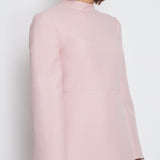 Valentino Pink Bell Sleeve Mid Neck Midi Dress Size IT 38 (UK 6)