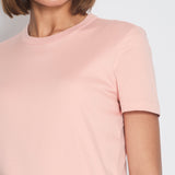 Loro Piana Pink Short Sleeve T-Shirt with Logo Detail Size IT 40 (UK 8)