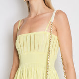 Alaia Yellow Skater Strap Playsuit Size FR 38 (UK 10)