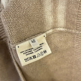 Hermès Brown and Beige Brides De Gala Cashmere Long-Sleeve Jumper Size FR 40 (UK 12) RRP £1,250