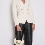 Balmain Ivory Double Breasted Blazer Size FR 38 (UK 10)