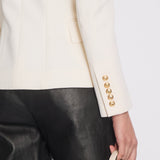 Balmain Ivory Double Breasted Blazer Size FR 38 (UK 10)