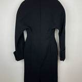 Jacquemus Black Les Sculptures Tailored Long Sleeve Coat FR 32 (UK 4)