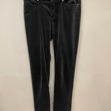 Loro Piana Dark Grey Velvet Straight Leg Trousers Size IT 46 (UK 14) RRP £1,250